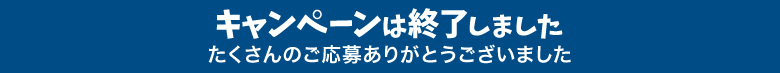 キャンペーンは終了しました